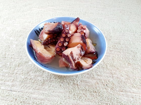 inktvissalade poulpo